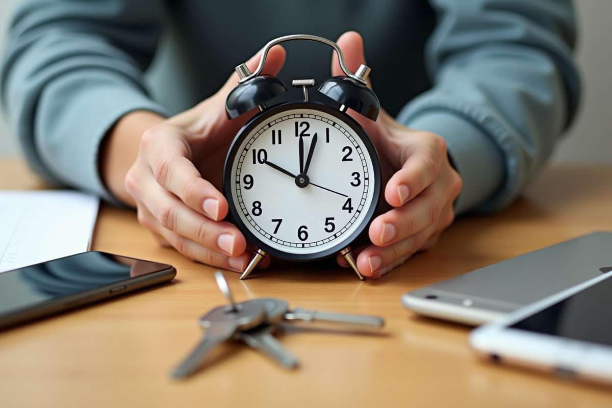 horloge productivité