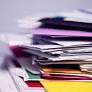 pile of printing papers